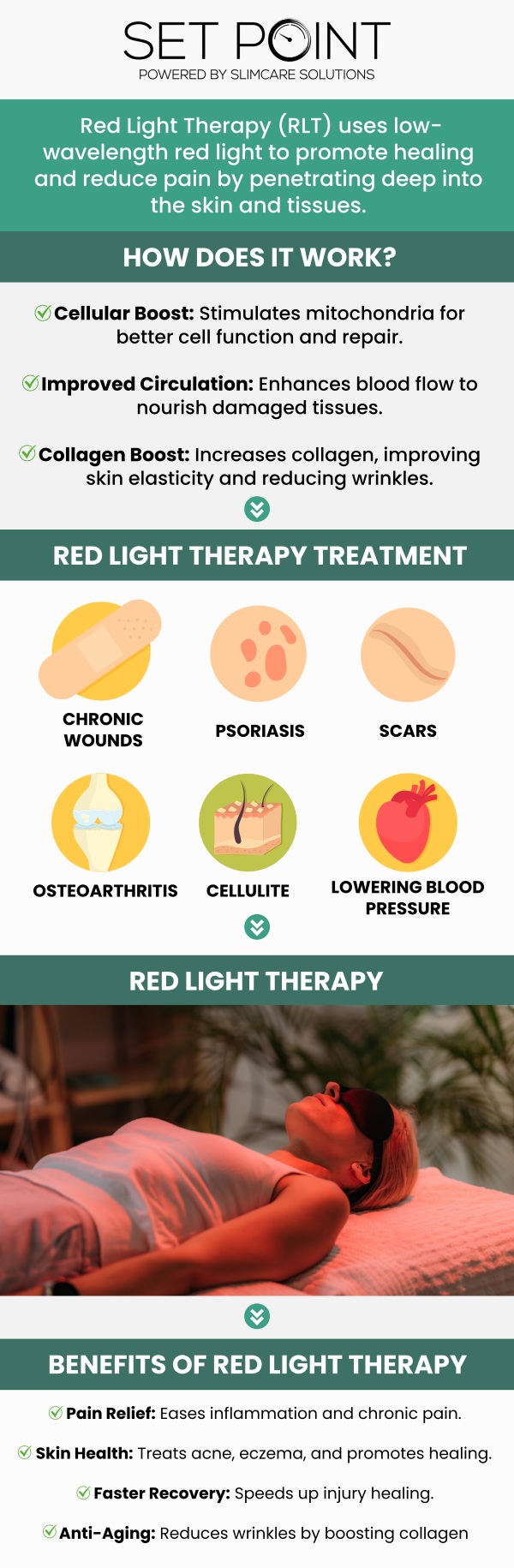 Red light therapy is a non-invasive treatment that promotes skin rejuvenation, reduces inflammation, and supports overall wellness. Red light therapy sessions in Roseville, CA, typically range from $100 to $500 per session. The cost varies based on the provider, session length, and treatment area. At Set Point Medical Weight Loss Clinic, our professional team offers personalized plans to help you achieve your wellness goals effectively and affordably. For more information contact us or schedule an appointment. We are conveniently located at 1380 Lead Hill Blvd Ste 108 Roseville, CA 95661.