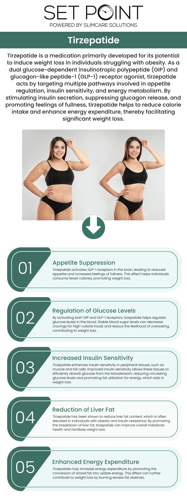 Tirzepatide is a cutting-edge medication for medical weight loss, offering effective appetite control and blood sugar management. The cost typically ranges from $300 to $1,000 per month. At Set Point Medical Weight Loss Clinic, the cost of Tirzepatide treatments varies depending on factors like dosage and treatment duration. Our skilled team designs personalized plans tailored to your unique weight loss goals, ensuring you receive comprehensive care. For more information, contact us or schedule an appointment. We are conveniently located at 850 Iron Point Rd Suite 114, Folsom, CA 95630. Tirzepatide is a cutting-edge medication for medical weight loss, offering effective appetite control and blood sugar management. The cost typically ranges from $300 to $1,000 per month. At Set Point Medical Weight Loss Clinic, the cost of Tirzepatide treatments varies depending on factors like dosage and treatment duration. Our skilled team designs personalized plans tailored to your unique weight loss goals, ensuring you receive comprehensive care. For more information, contact us or schedule an appointment. We are conveniently located at 850 Iron Point Rd Suite 114, Folsom, CA 95630.